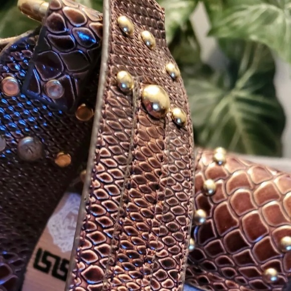 SOLD Authentic Vintage snakeskin Versace bag - Picture 7 of 13